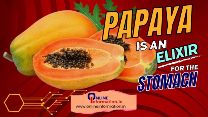 Papaya is an elixir for the stomach